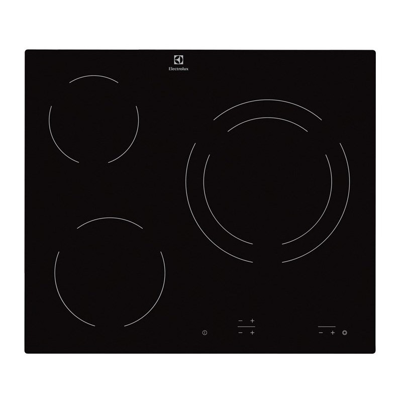 Electrolux EHF6231IOK hobs Negro Integrado 3 zona(s)