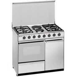 Meireles E 920 X cocina Cocina independiente Eléctrico Encimera de gas Acero inoxidable