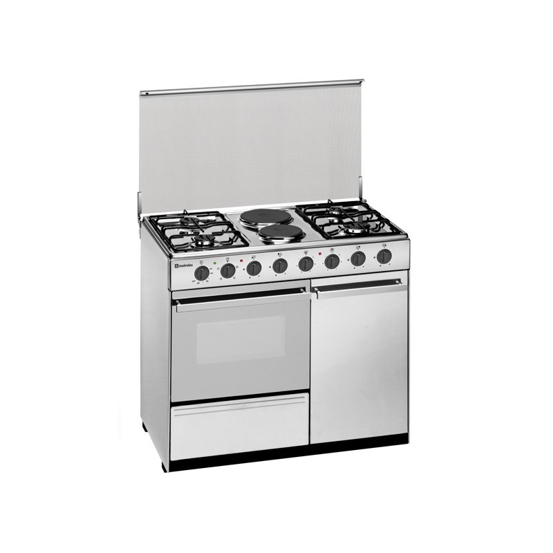 Meireles E 920 X cocina Cocina independiente Eléctrico Encimera de gas Acero inoxidable