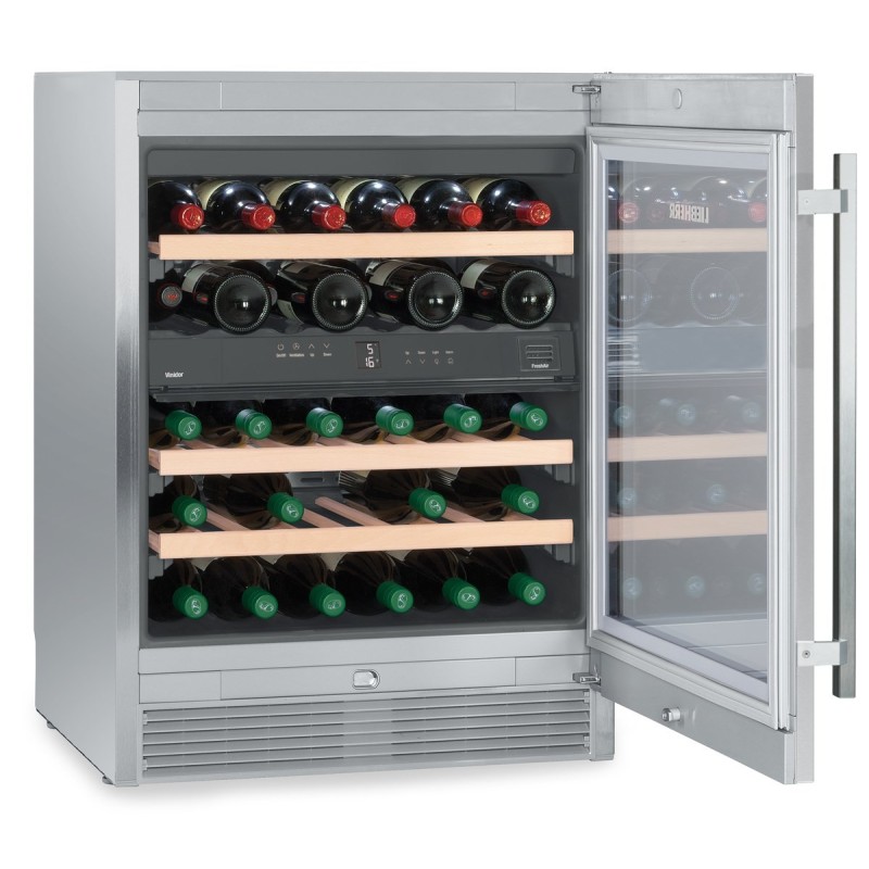 Liebherr WTes 1672 Nevera de vino Independiente Acero inoxidable 34 botella(s)