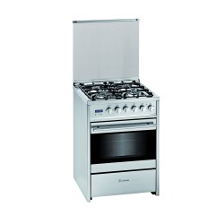 Meireles G 610 Cocina independiente propano butano Encimera de gas Acero inoxidable