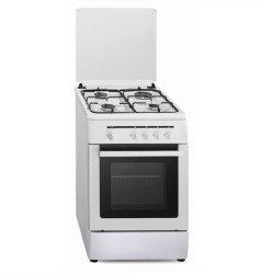 Vitrokitchen CB55BB cocina Cocina independiente propano butano Encimera de gas Blanco