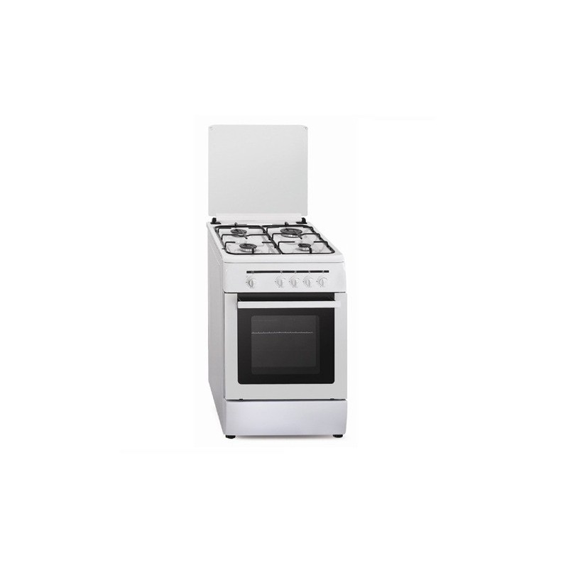 Vitrokitchen CB55BB cocina Cocina independiente propano butano Encimera de gas Blanco
