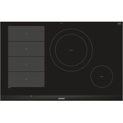 Siemens EX875LEC1E hobs Negro, Acero inoxidable Integrado Con placa de inducción 4 zona(s)