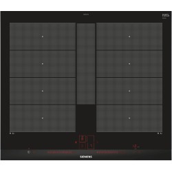 Siemens EX675LYC1E hobs Negro, Acero inoxidable Integrado Con placa de inducción 4 zona(s)