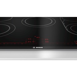 Bosch Serie 8 PKM875DP1D hobs Negro, Acero inoxidable Integrado Cerámico 5 zona(s)