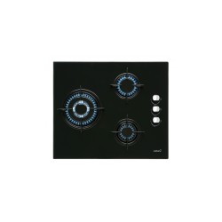 CATA CI 6021 BK Negro Integrado 60 cm Encimera de gas 3 zona(s)