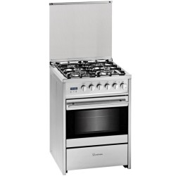 Meireles G 610 X NAT Cocina independiente Gas Encimera de gas Acero inoxidable
