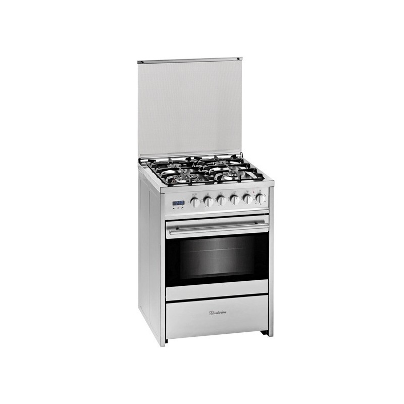 Meireles G 610 X NAT Cocina independiente Gas Encimera de gas Acero inoxidable