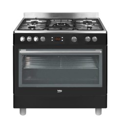 Beko GM15310DB cocina Cocina independiente Eléctrico Encimera de gas Negro