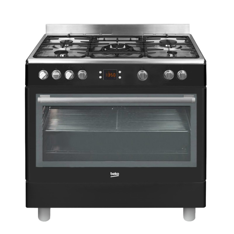 Beko GM15310DB cocina Cocina independiente Eléctrico Encimera de gas Negro