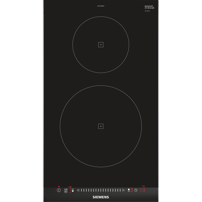 Siemens EH375FBB1E hobs Negro Integrado Con placa de inducción 2 zona(s)