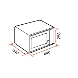 Teka MW 225 G Blanco Encimera 20 L 700 W