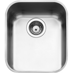 Smeg UM40 fregadero Fregadero encastrado bajo encimera Rectangular Acero inoxidable