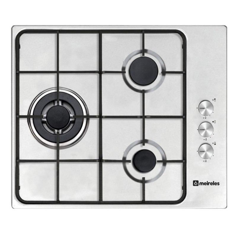 Meireles MG 3630 X NAT hobs Acero inoxidable Integrado Encimera de gas 3 zona(s)