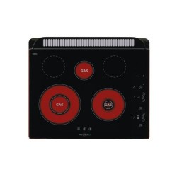 Vitrokitchen 101TGB hobs Negro Integrado Combi 5 zona(s)