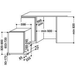 Whirlpool WRIC 3C26 Completamente integrado 14 cubiertos