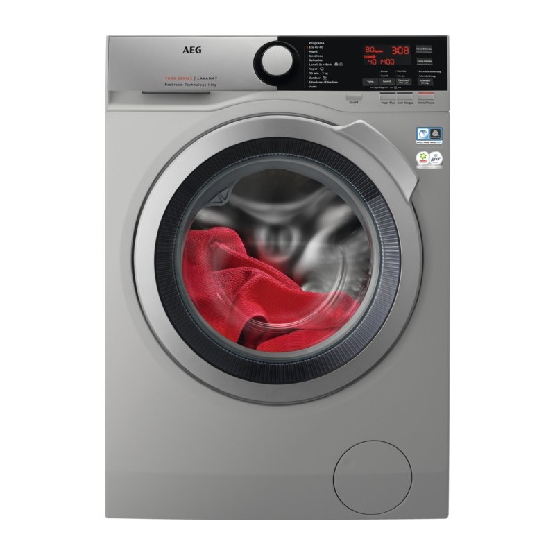 AEG L7FEE842S lavadora Carga frontal 8 kg 1351 RPM Gris