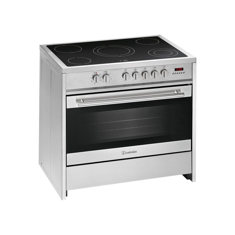 Meireles E 912 X cocina Cocina independiente Eléctrico Acero inoxidable