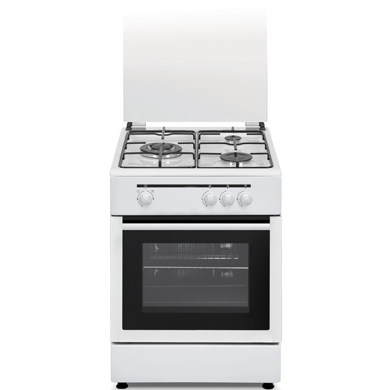Vitrokitchen CB5530B Cocina independiente Gas Encimera de gas Blanco
