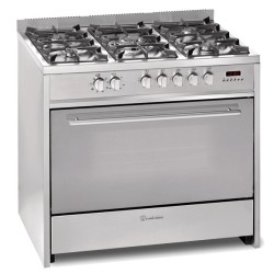Meireles E 911 X cocina Cocina familiar tipo industrial Eléctrico Encimera de gas Acero inoxidable