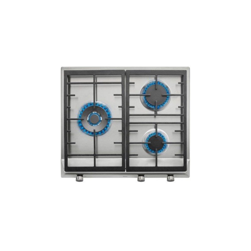 Teka EX 60 1 3G AI AL DR NAT Acero inoxidable Integrado Encimera de gas 3 zona(s)