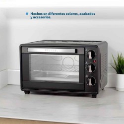Grunkel HR-23HN horno tostador 23 L 1600 W Negro