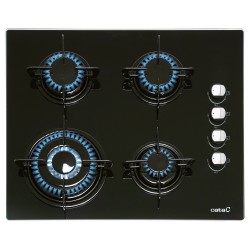 CATA CIB 6031 BK Negro Integrado Encimera de gas 4 zona(s)