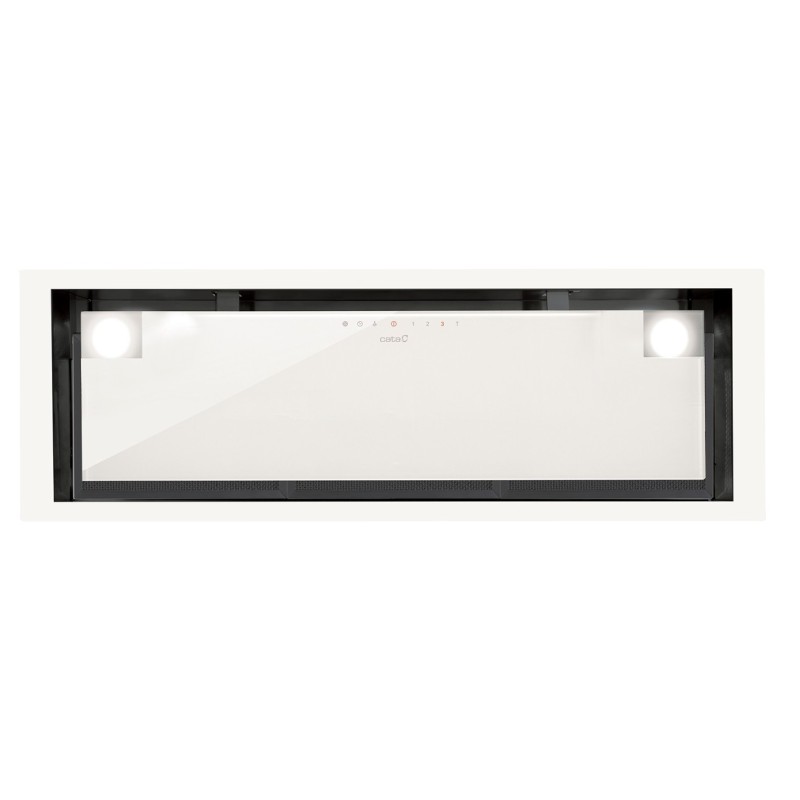 CATA GC DUAL WH Encastrada Negro, Acero inoxidable, Blanco 820 m³ h