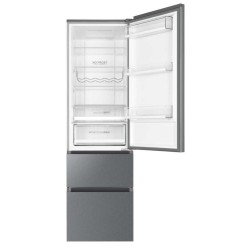 Haier 3D 60 Serie 3 A3FE837CGJ Independiente 371 L Plata, Titanio