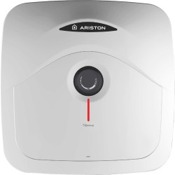 Ariston Andris R 15 Horizontal Híbrido (tanque y sin tanque) Sistema de calentador único Blanco