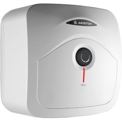 Ariston Andris R 15 Horizontal Híbrido (tanque y sin tanque) Sistema de calentador único Blanco