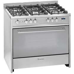 Meireles G 910 X NAT Cocina independiente Gas Encimera de gas Acero inoxidable