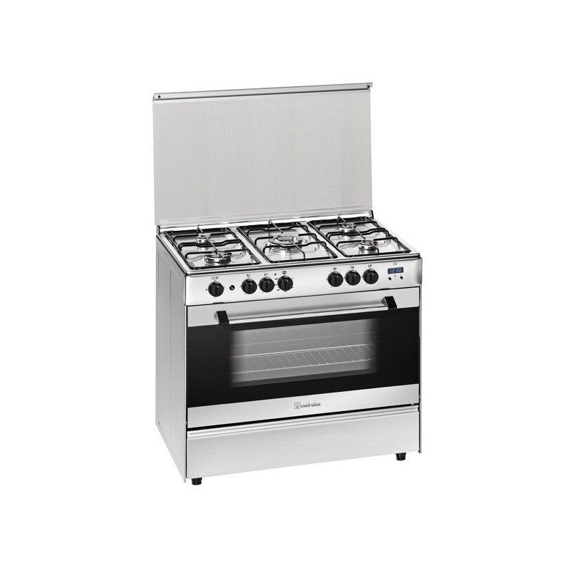 Meireles G 900 X NAT Cocina independiente Gas Encimera de gas Acero inoxidable