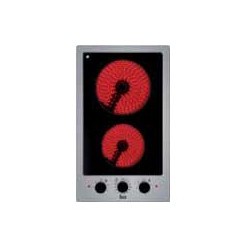 Teka EFX 30.1 2H Negro, Acero inoxidable Integrado Cerámico 2 zona(s)