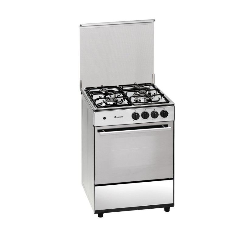 Meireles G 603 X NAT cocina Cocina independiente Gas Encimera de gas Acero inoxidable