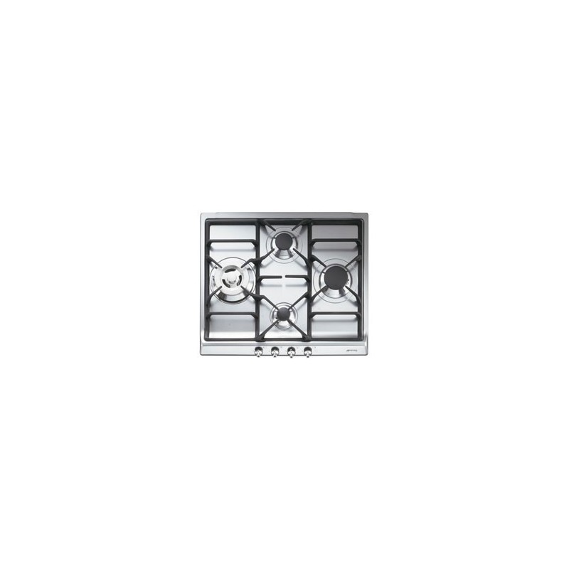 Smeg SER60SGH3 hobs Acero inoxidable Integrado Encimera de gas 4 zona(s)