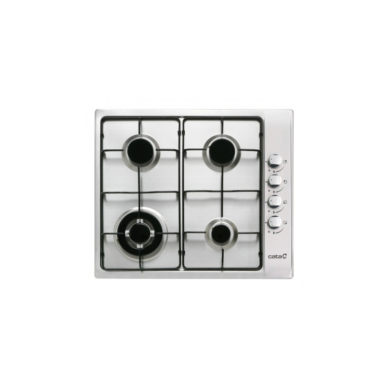 CATA GI 6031 X Negro, Acero inoxidable Integrado Encimera de gas 4 zona(s)