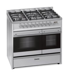 Meireles E 916 X cocina Cocina independiente Eléctrico Encimera de gas Acero inoxidable