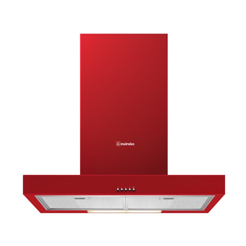 Meireles MEP 291 R campana De pared Rojo 580 m³ h