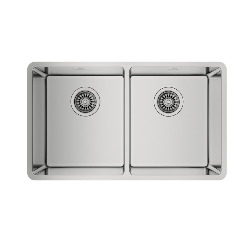 Teka Be Linea RS15 2C 740 Lavabo sobre-encimera Rectangular Acero inoxidable