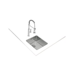 Teka BeLinea RS15 34.40 Fregadero encastrado bajo encimera Rectangular Acero inoxidable