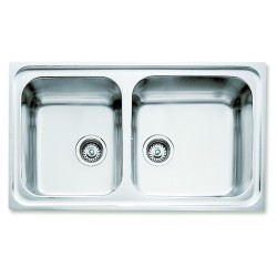 Teka 10119021 fregadero Fregadero empotrado Semicírculo Acero inoxidable