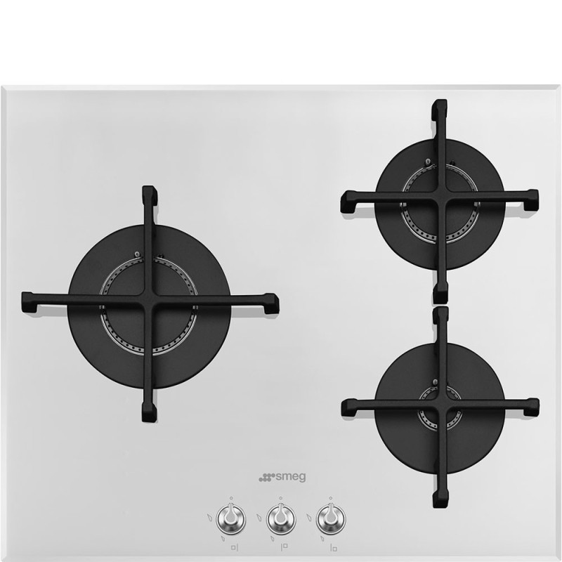 Smeg PV163B2 hobs Blanco Integrado Encimera de gas 3 zona(s)
