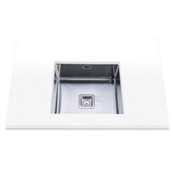 Edesa Makalu BE 45x40 1C R-10 Fregadero empotrado Plaza Acero inoxidable