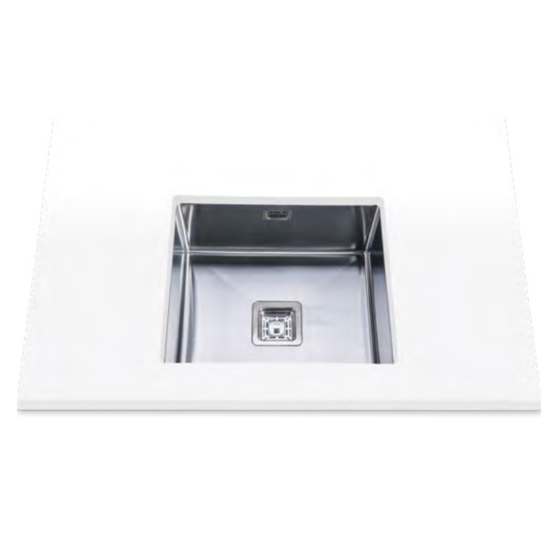 Edesa Makalu BE 45x40 1C R-10 Fregadero empotrado Plaza Acero inoxidable
