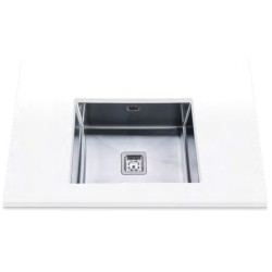 Edesa Makalu BE 50x40 1C R-10 Fregadero empotrado Rectangular Acero inoxidable