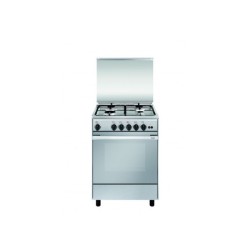 Vitrokitchen UN6050IN cocina Cocina independiente Gas Encimera de gas Acero inoxidable