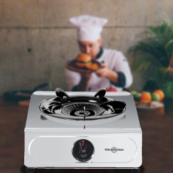 Vitrokitchen 160IB hobs Acero inoxidable Encimera Encimera de gas 1 zona(s)