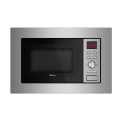 Midea MCMI208GDIP microondas Negro, Acero inoxidable Microondas con grill Integrado 20 L 800 W